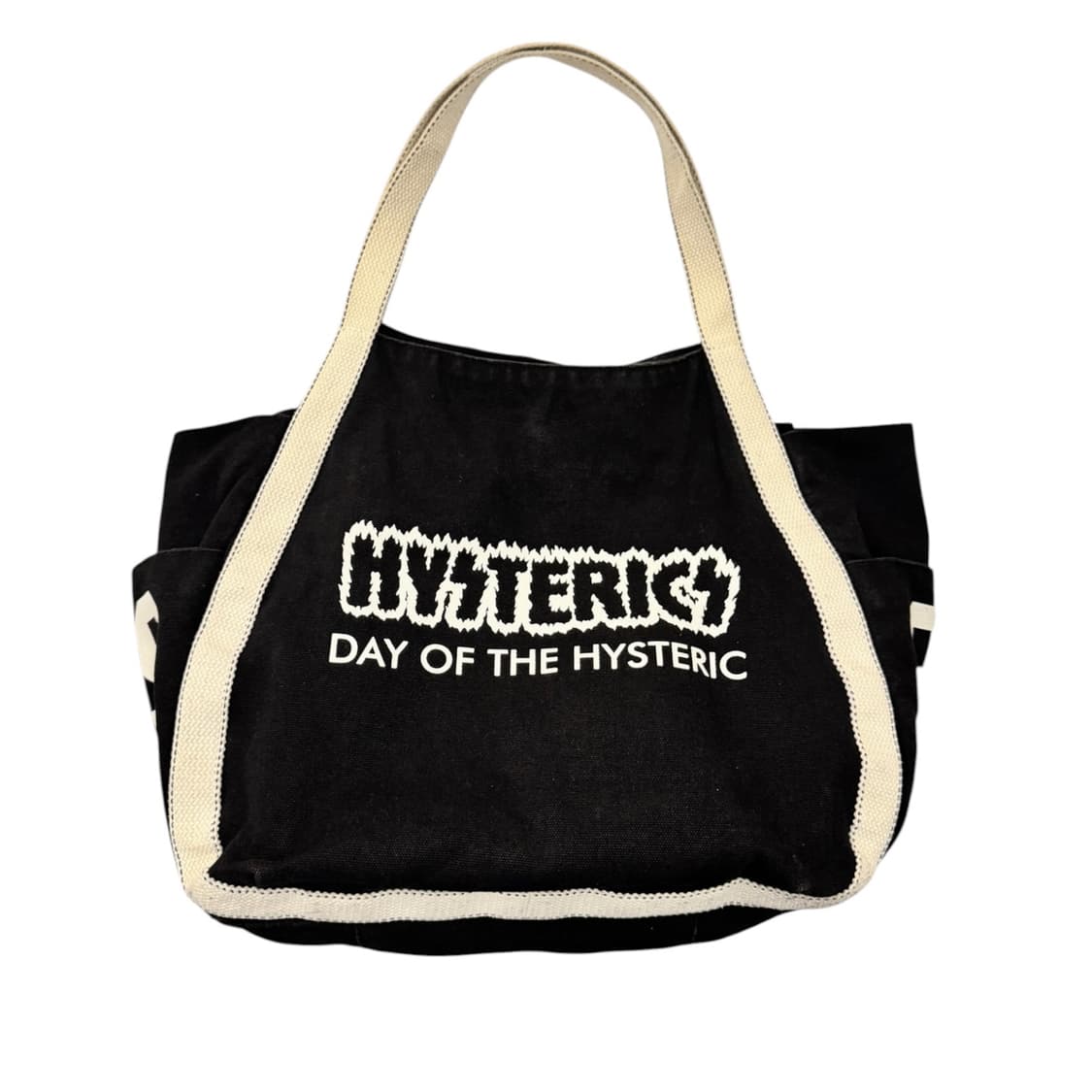 히스테릭글래머 캔버스 숄더백 블랙 상품이미지3