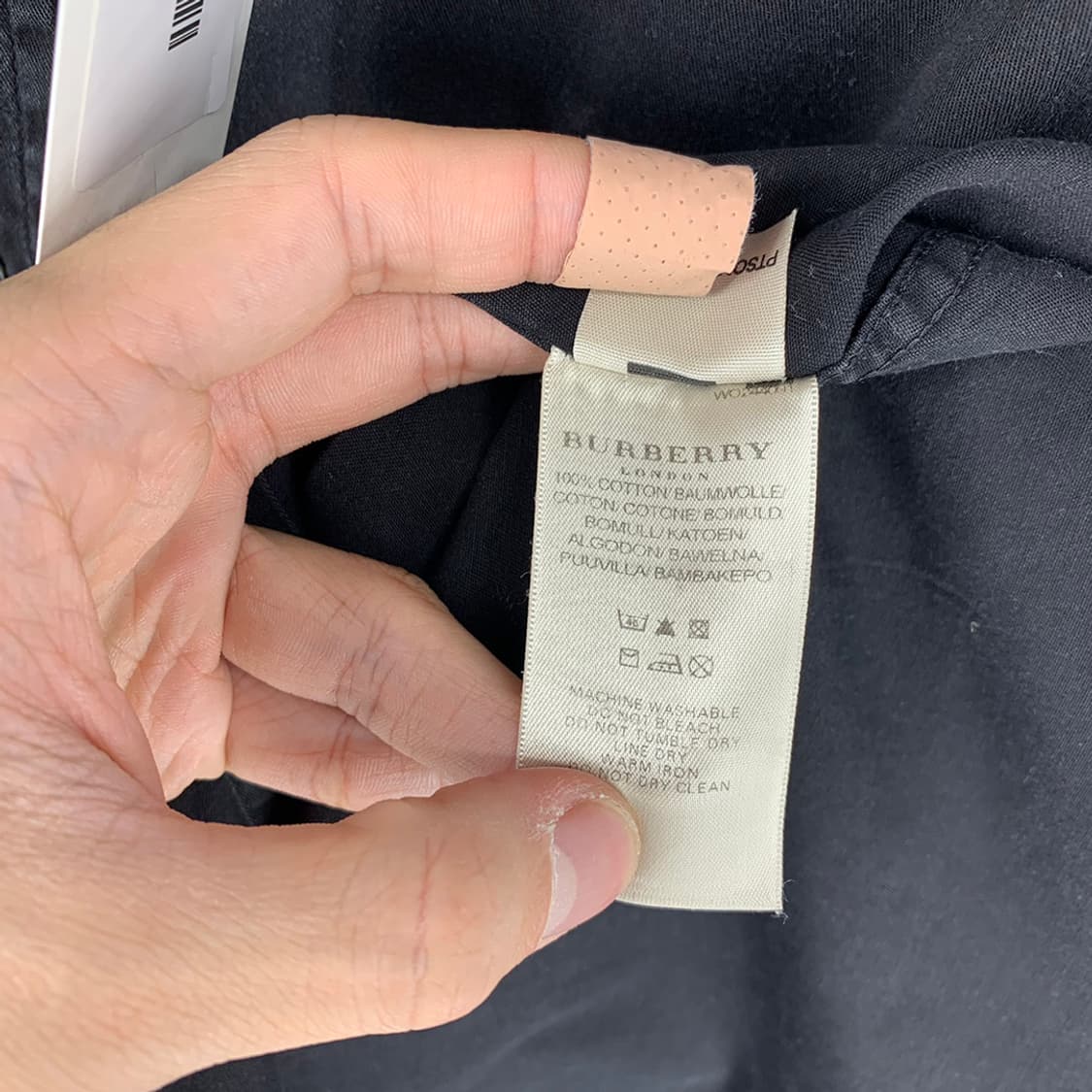 버버리 로고 솔리드 셔츠 상품이미지6