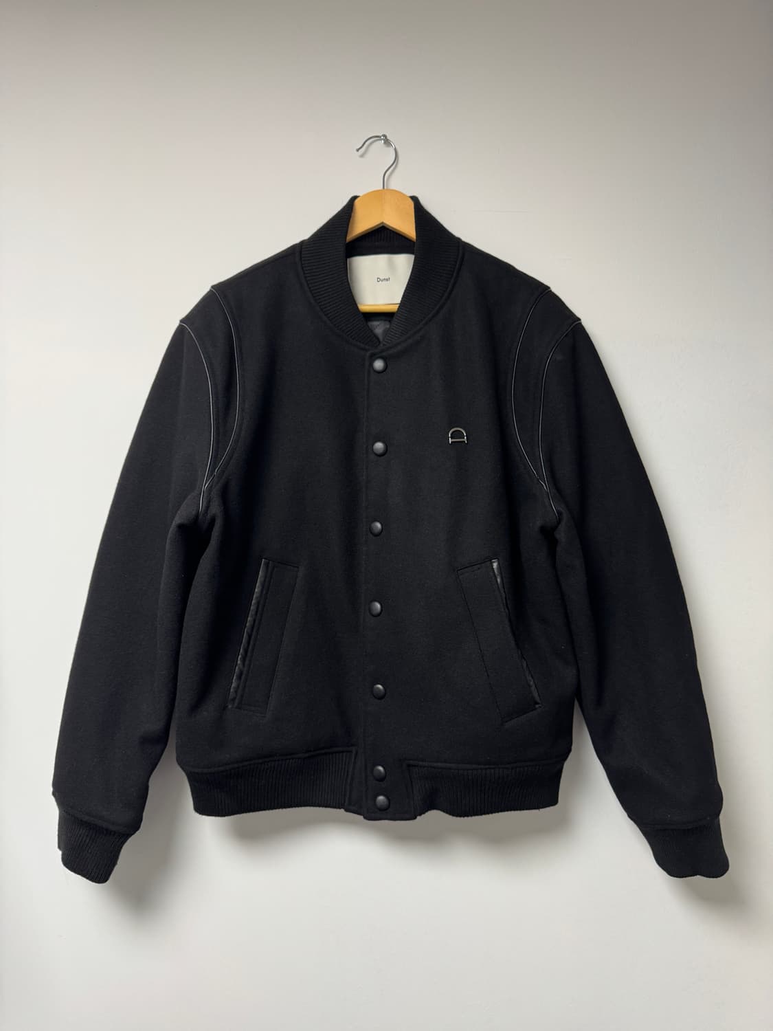 던스트 울 바시티 자켓 블랙 L 상품이미지1