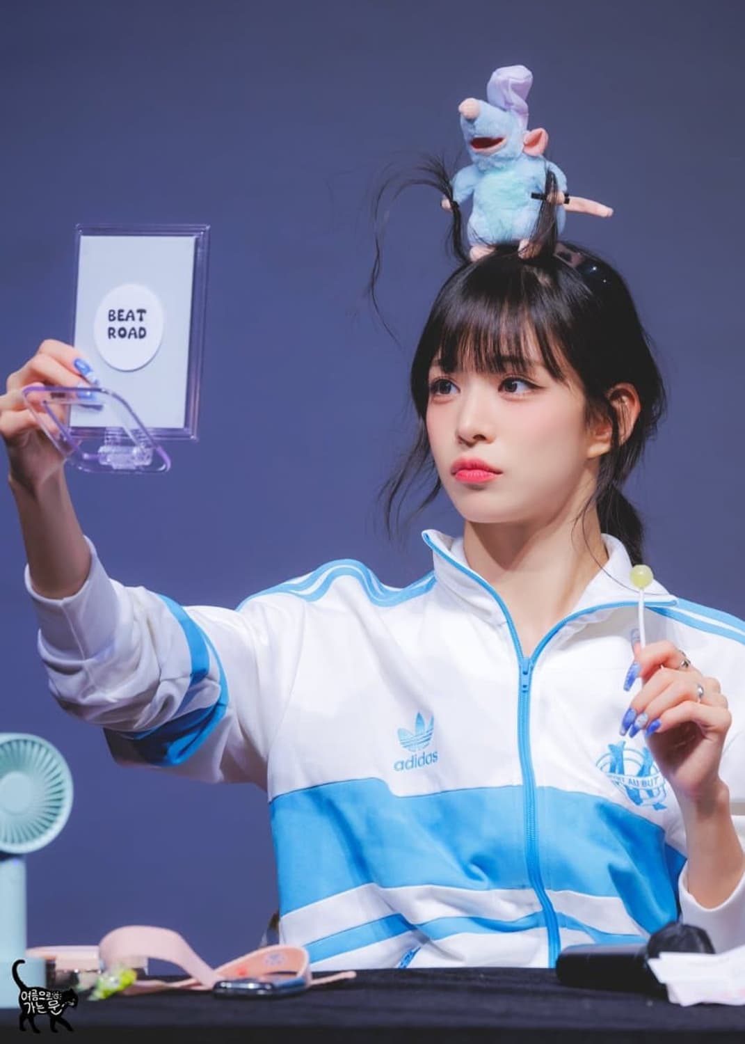 아디다스 파이어버드 마르세유 트랙탑 져지 화이트 소라 상품이미지3