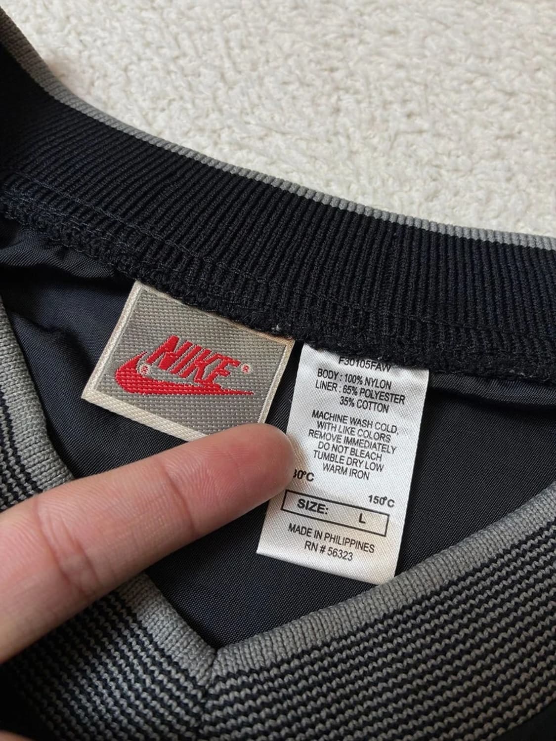 나이키 90's USA 하이넥 빅스우시 퍼티그 웜업 PN7438 상품이미지6