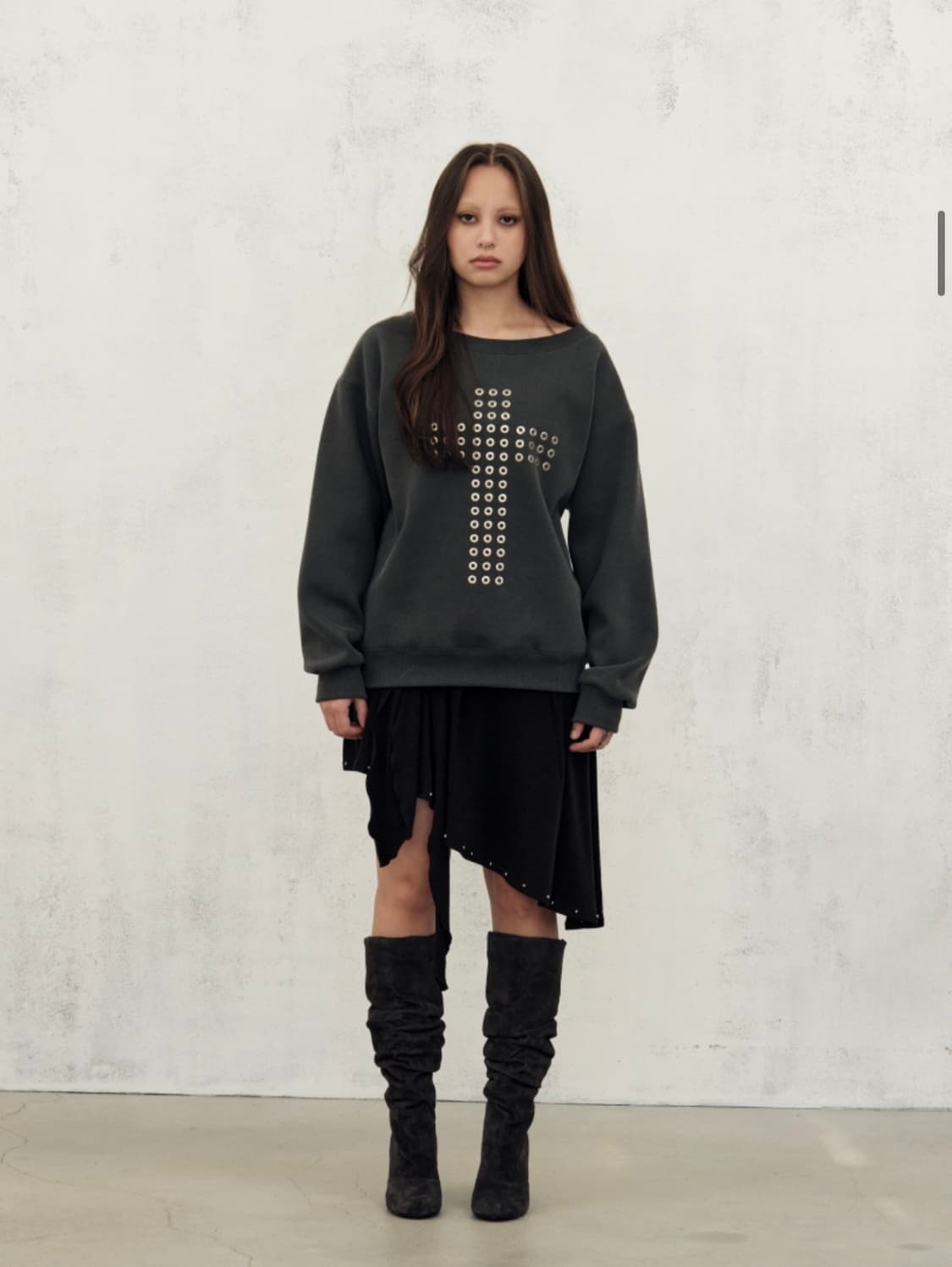 미드나잇 무브 ey cross mtm (dark grey) 상품이미지2