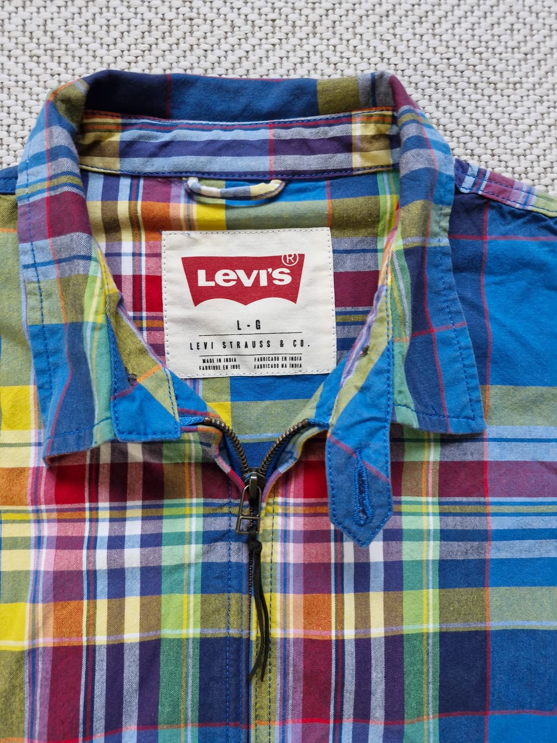 리바이스 마드라스 헤링턴 자켓 L  상품이미지2