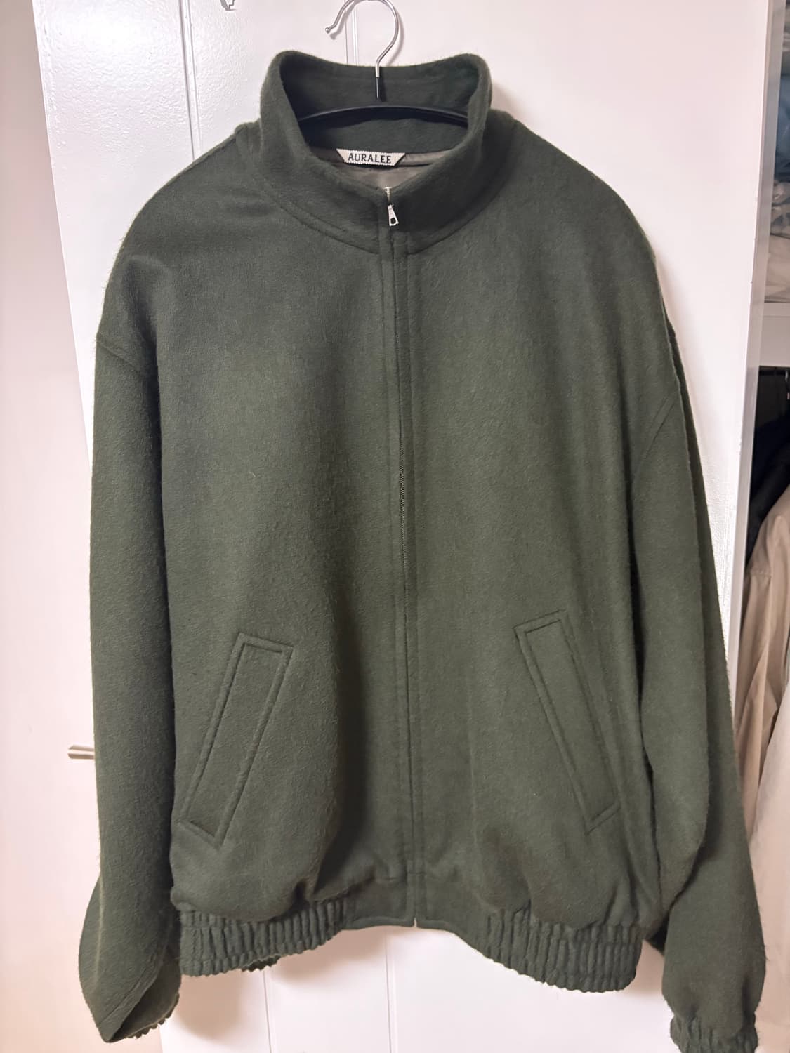 [5]오라리 카멜 블루종 다크 올리브 팝니다 상품이미지1