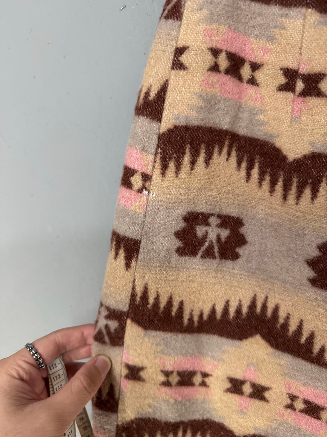 Kiki Pigalle 에스닉 나바호 울 스커트  상품이미지6