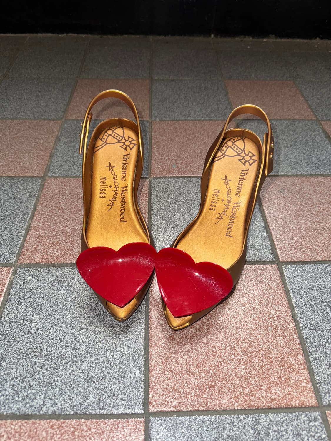 vivienne westwood x melissa red heel 상품이미지3