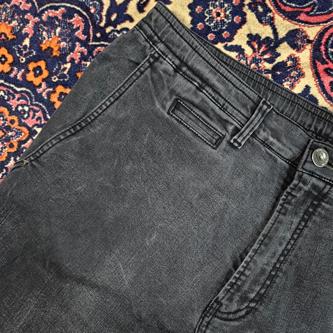 시리즈(Series) 22fw 차콜 워시드 베기 흑청 데님  상품이미지6