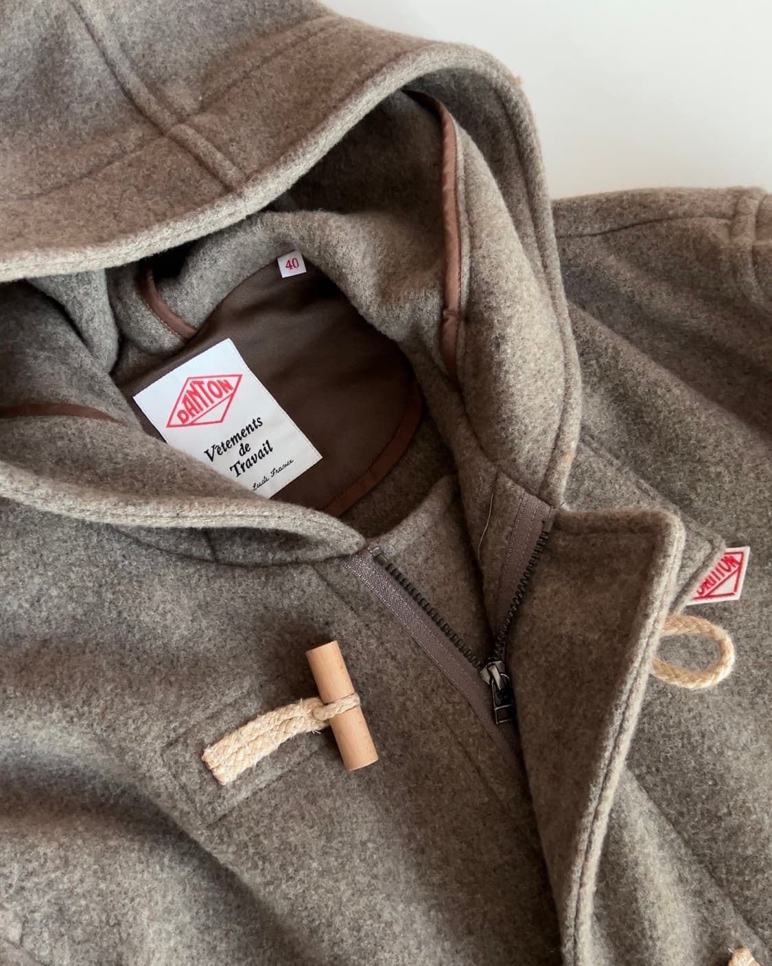 단톤 후드 더플코트 40 105정도  상품이미지3