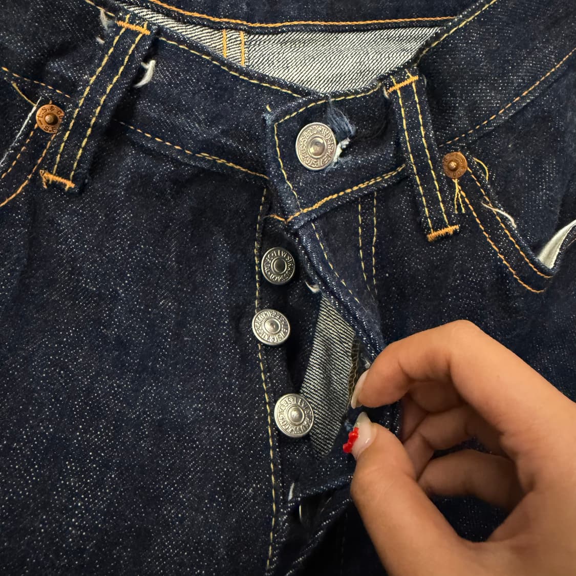 [정품/32X32] 리바이스 501XX 셀비지 USA 데님 팬츠 상품이미지7