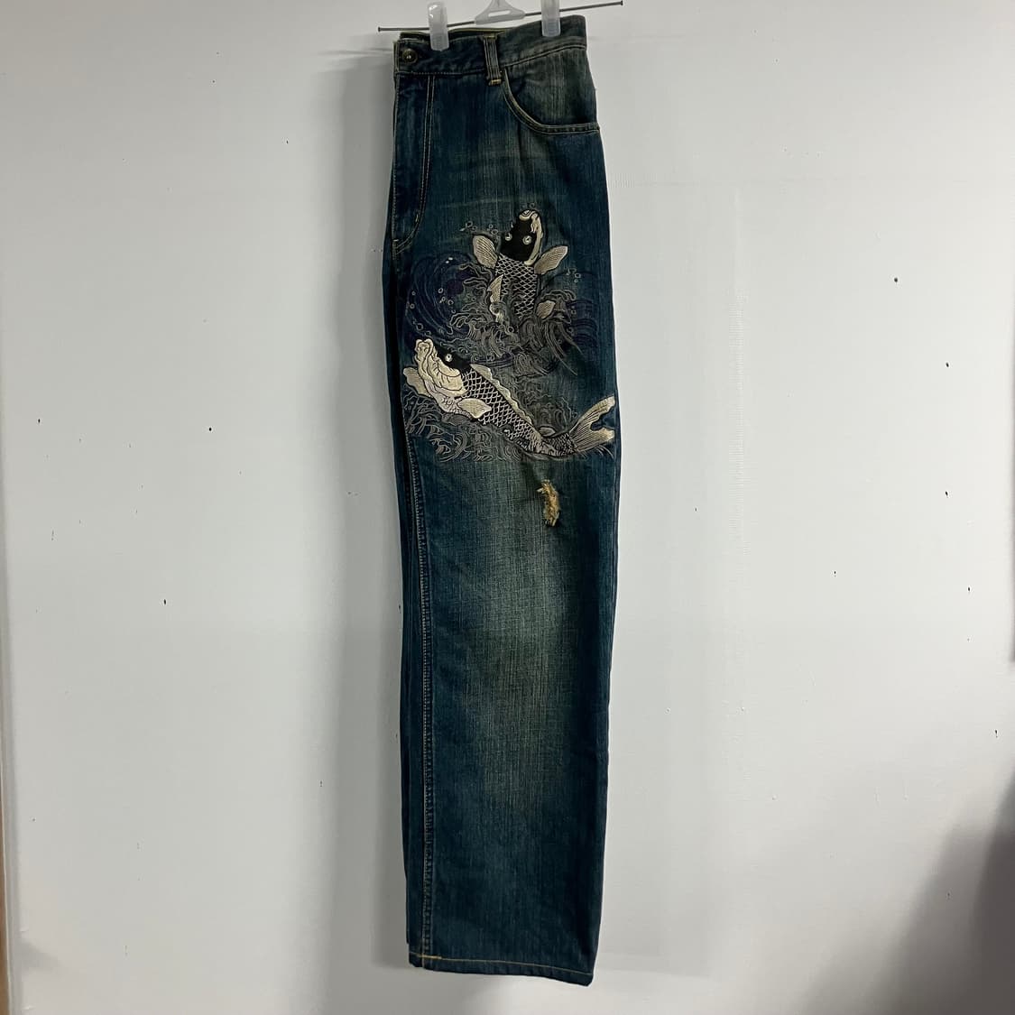 카라쿠리 타마시 오리엔탈 데님 팬츠 33 상품이미지4