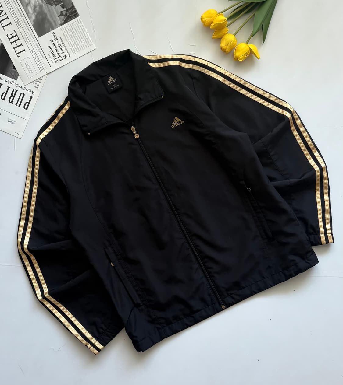 adidas 아디다스 빈티지 검골 바람막이 상품이미지1