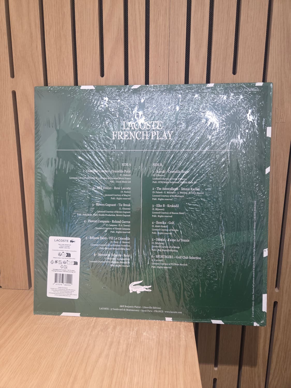 라코스테 오리지널 한정판 LP Lacoste French Play 상품이미지3