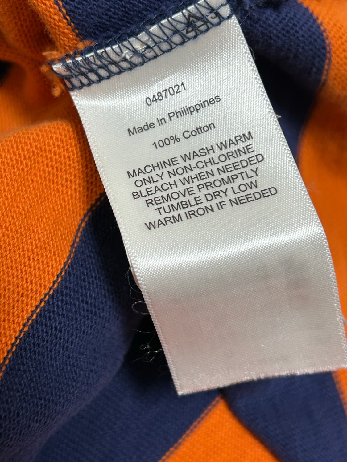 폴로 랄프로렌 칸예 오렌지 아이코닉 럭비 티셔츠 상품이미지7