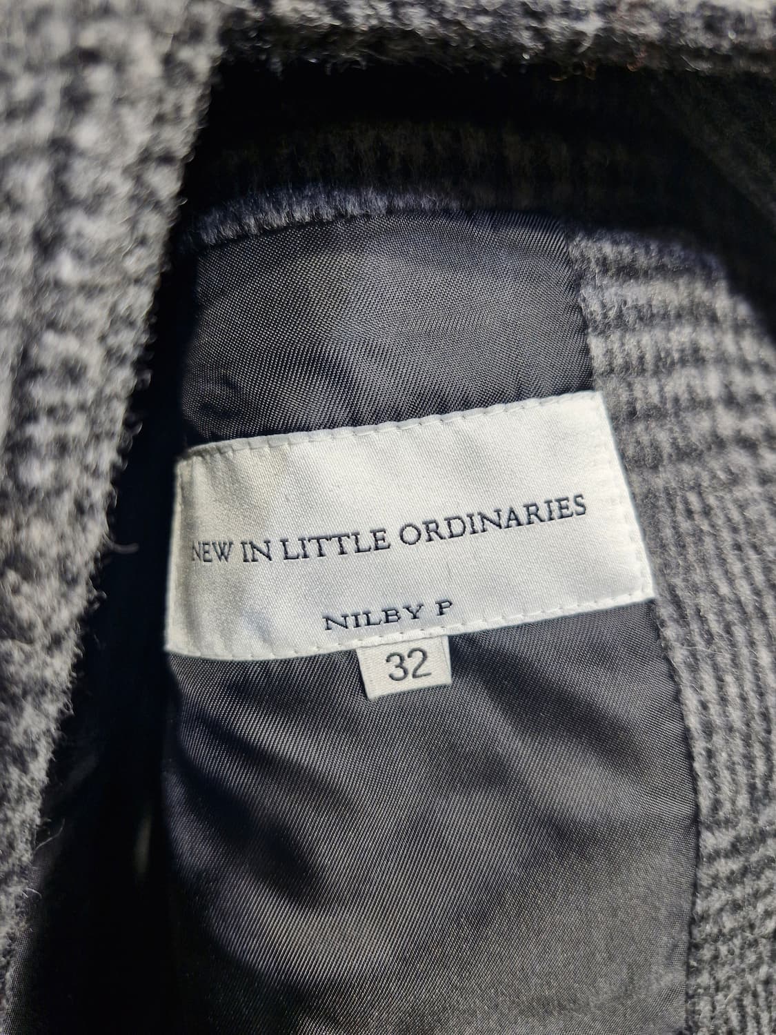 NILBY P 닐바이피 스탠다드 체크 더블코트[32] 상품이미지7