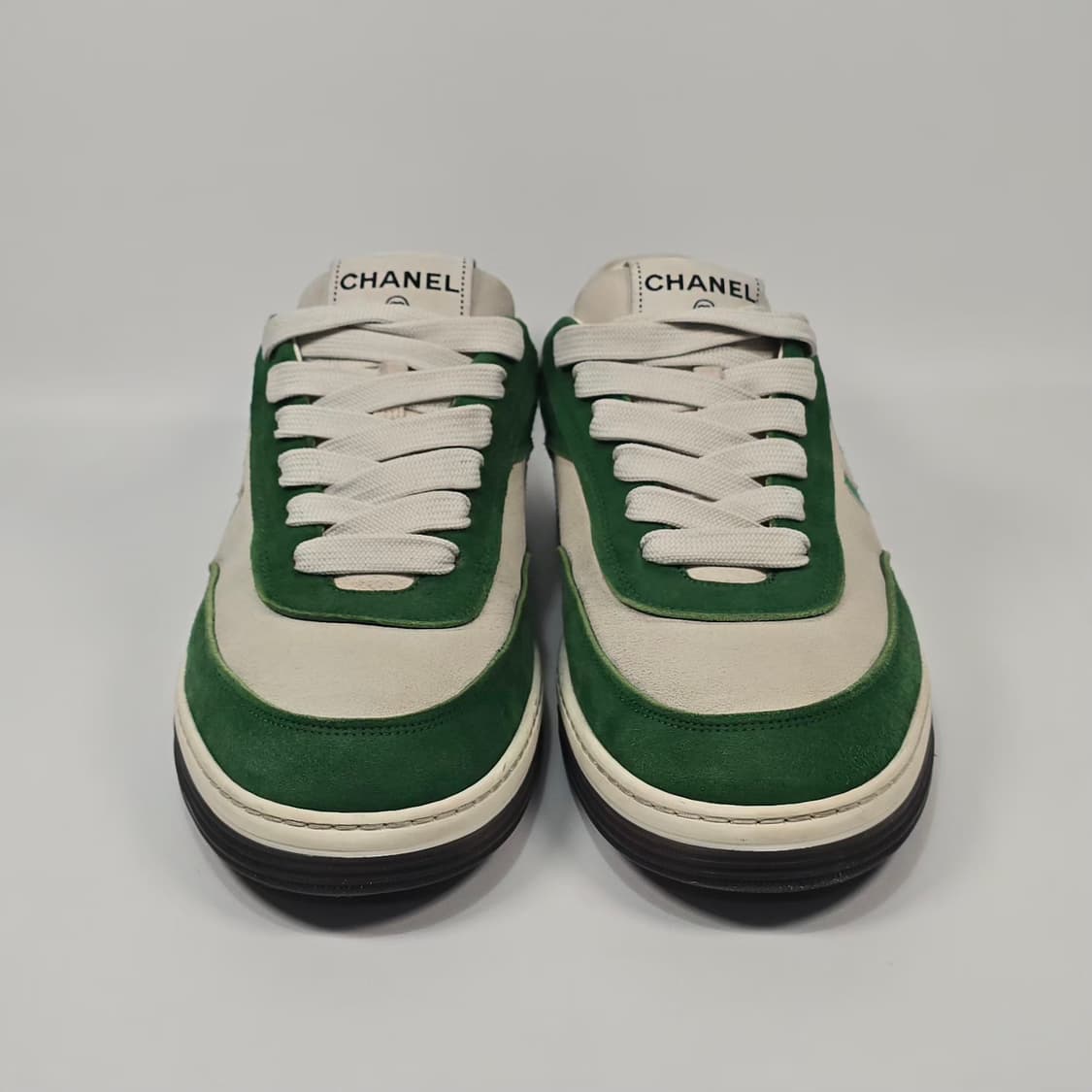 샤넬 CC 로고 그린 스웨이드 스니커즈 ( 280 ) 상품이미지2