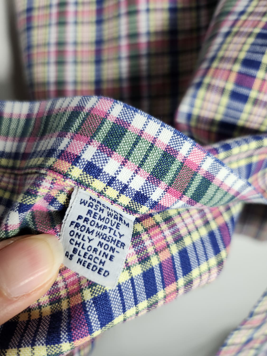 폴로 랄프로렌 코튼 체크셔츠 상품이미지4