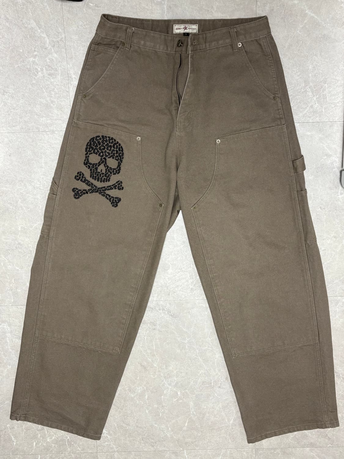 아오이로 데스 오브 크롬 더블니 팬츠 (1사이즈) 상품이미지4