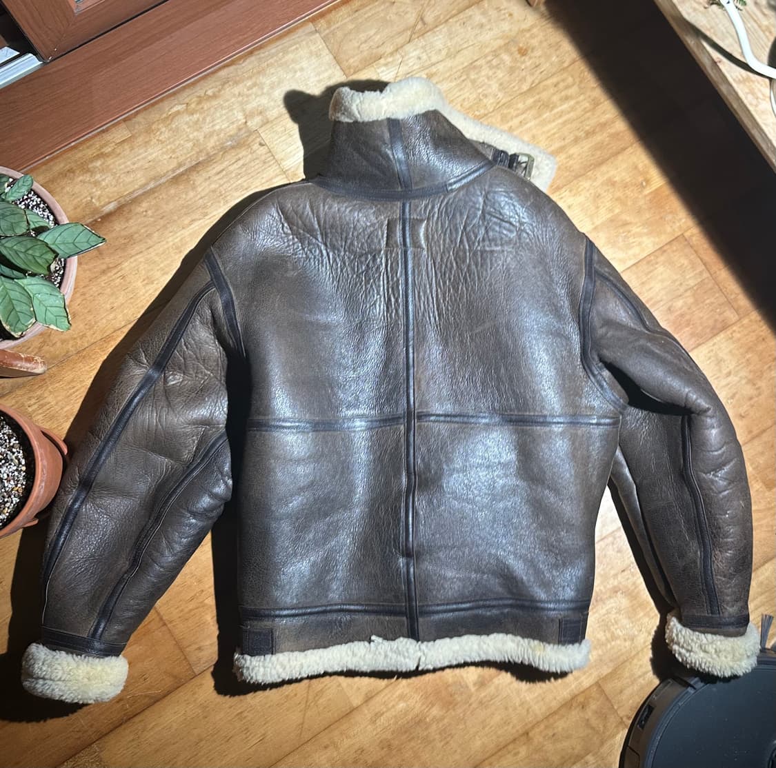 USA AVIREX 아비렉스 B-3 무스탕 상품이미지2