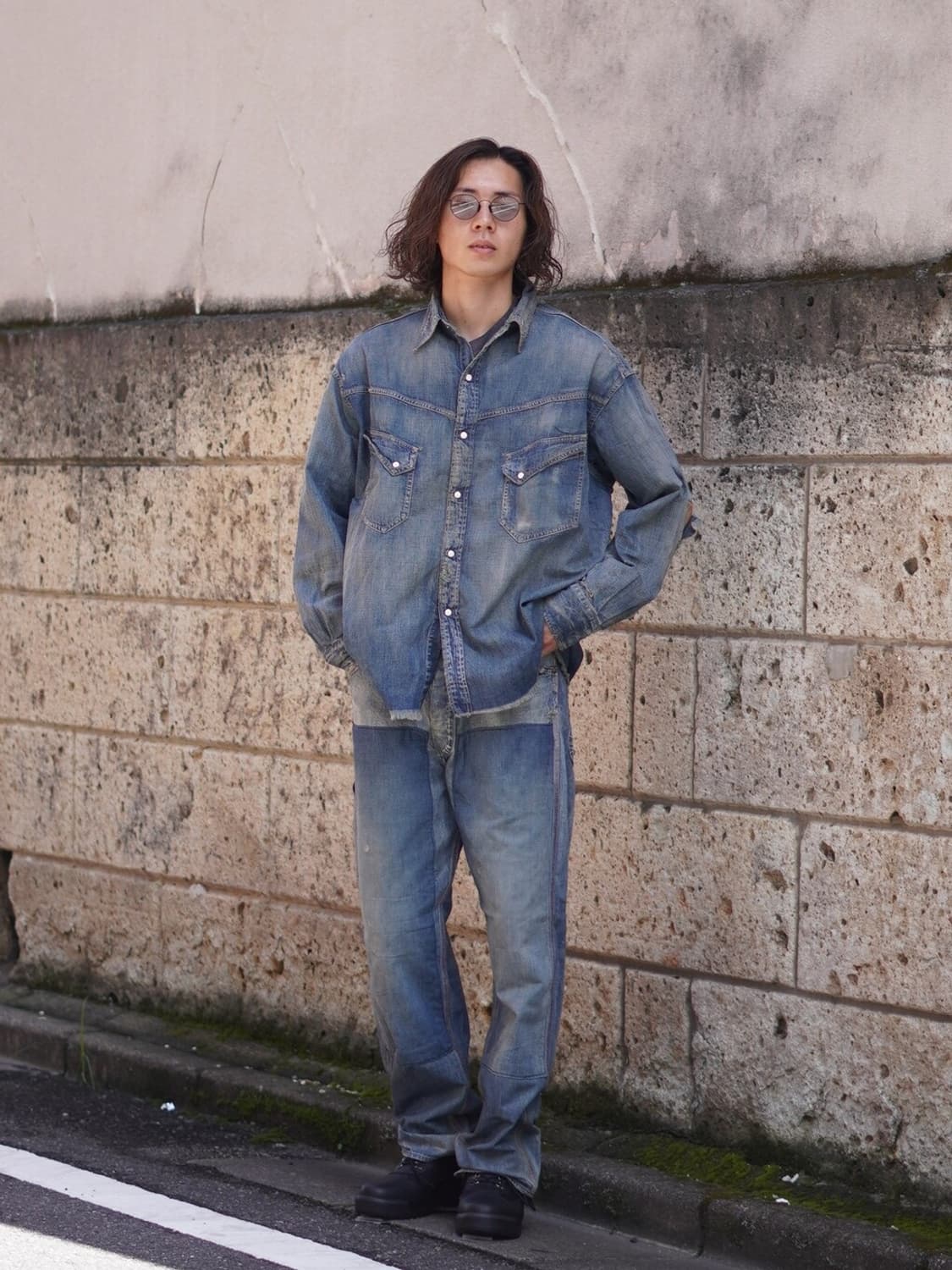 세인트미카엘 데님셔츠 상품이미지2