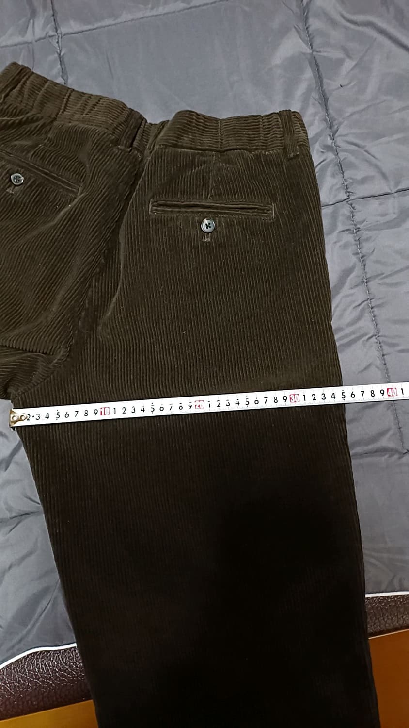 에잇세컨즈 코듀로이 와이드바지 32인치 기장105 상품이미지7