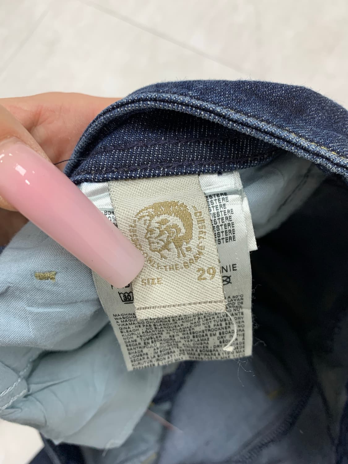 디젤 생지 데님 팬츠 #522 상품이미지6