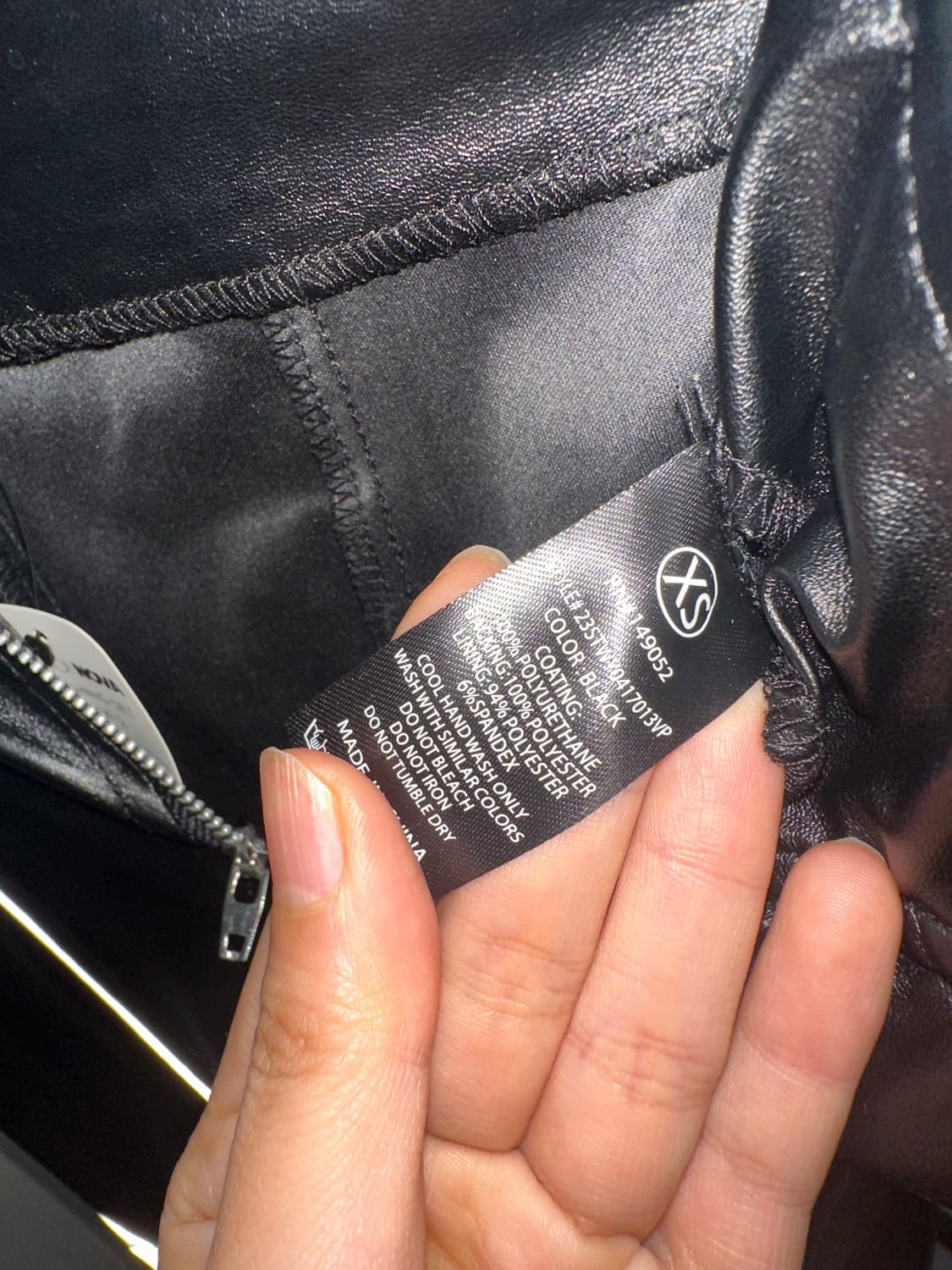 Fashion nova 패셔노바 레더 나시 팬츠 세트  상품이미지9