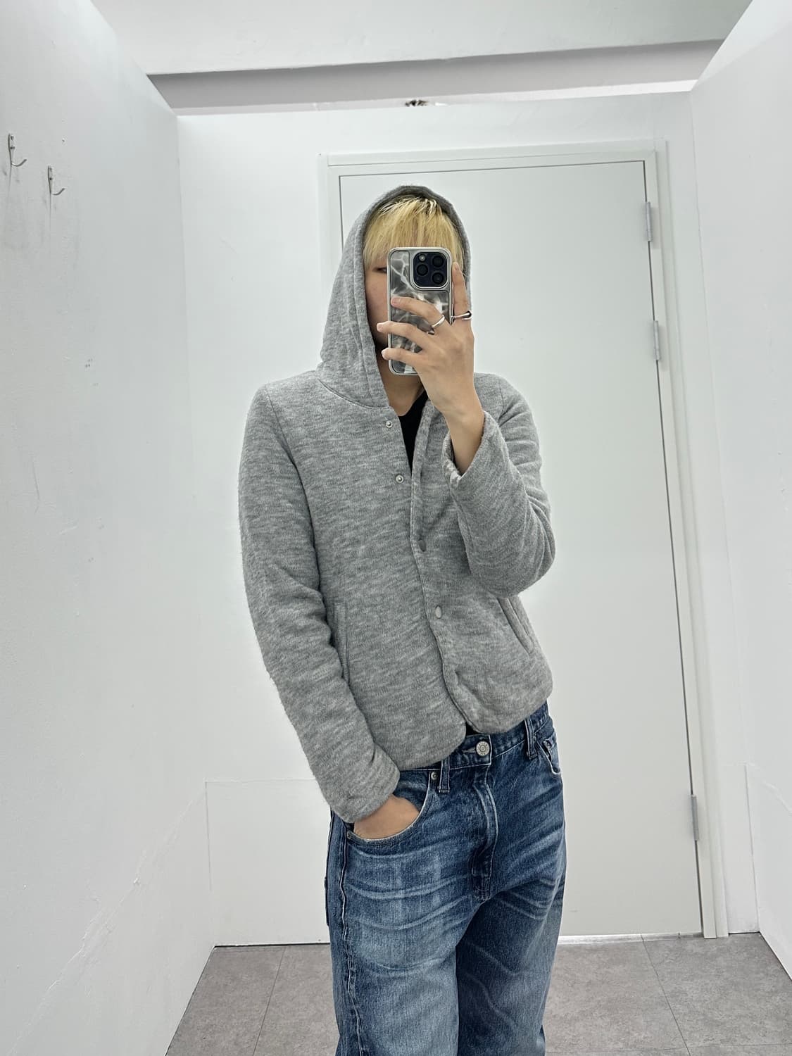 Vintage check pattern hood jacket 상품이미지1