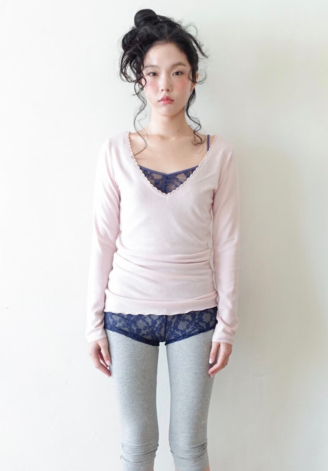 샵페어리 iris long top (pink) 핑크 상품이미지1
