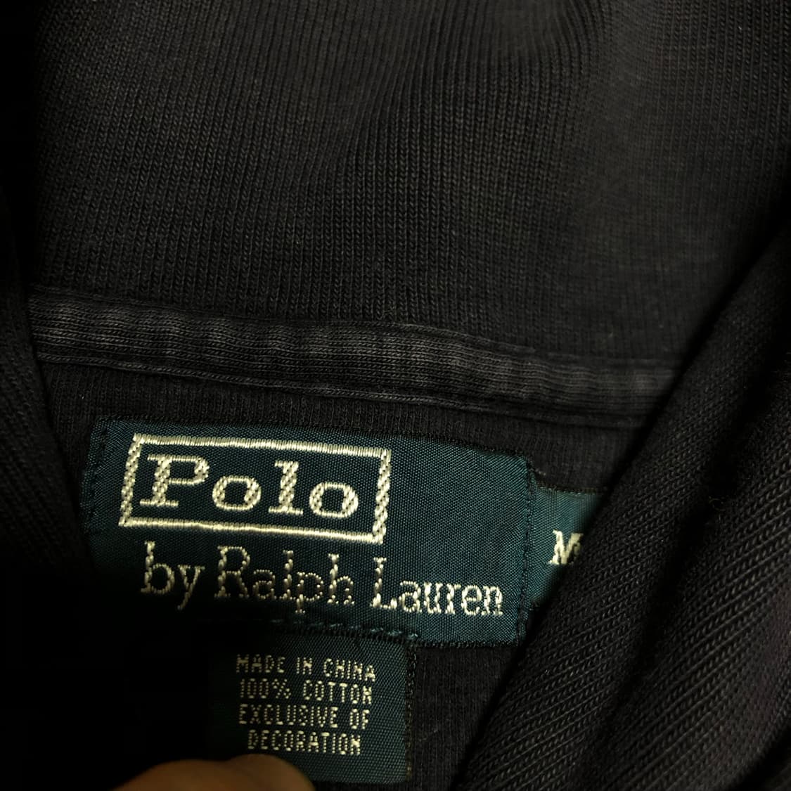 폴로 랄프로렌 니트 숄더넥 네이비 상품이미지4