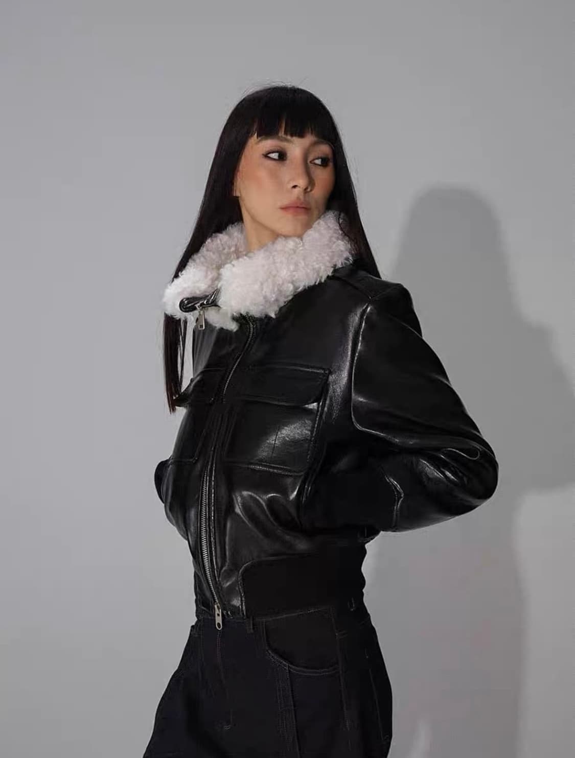 heliact 가죽 재킷 상품이미지1