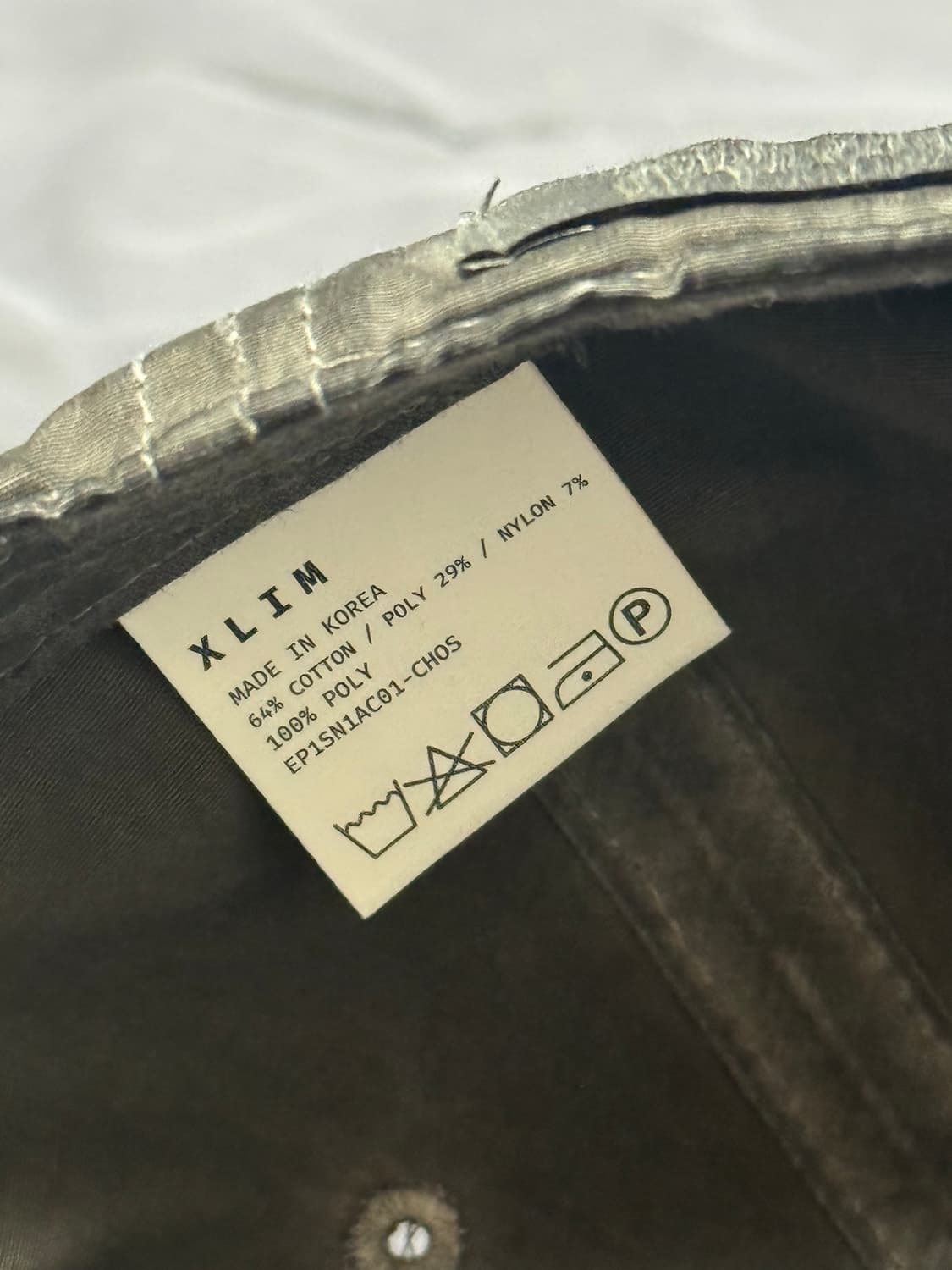 엑슬림 xlim ep.1 콘크리트 캡 모자 상품이미지6