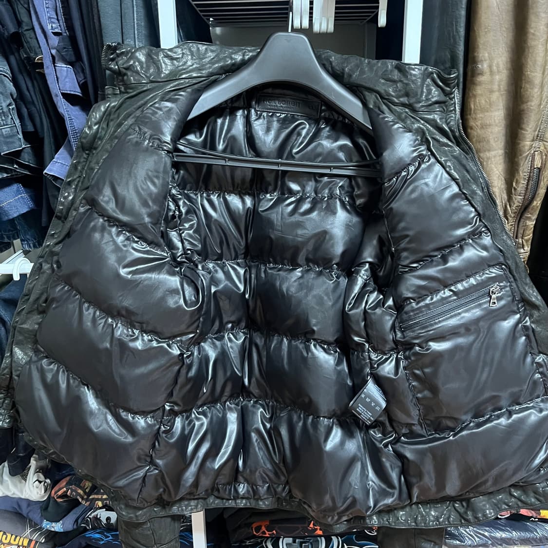 Neil Barrett Leather Padded Jacket 상품이미지5