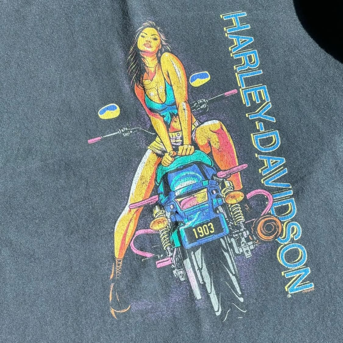 Harley Davidson Printed T-shirt 상품이미지2