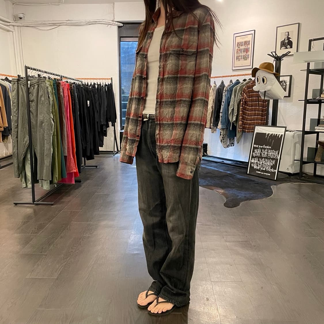 어태치먼트 주름가공 셔츠 상품이미지4