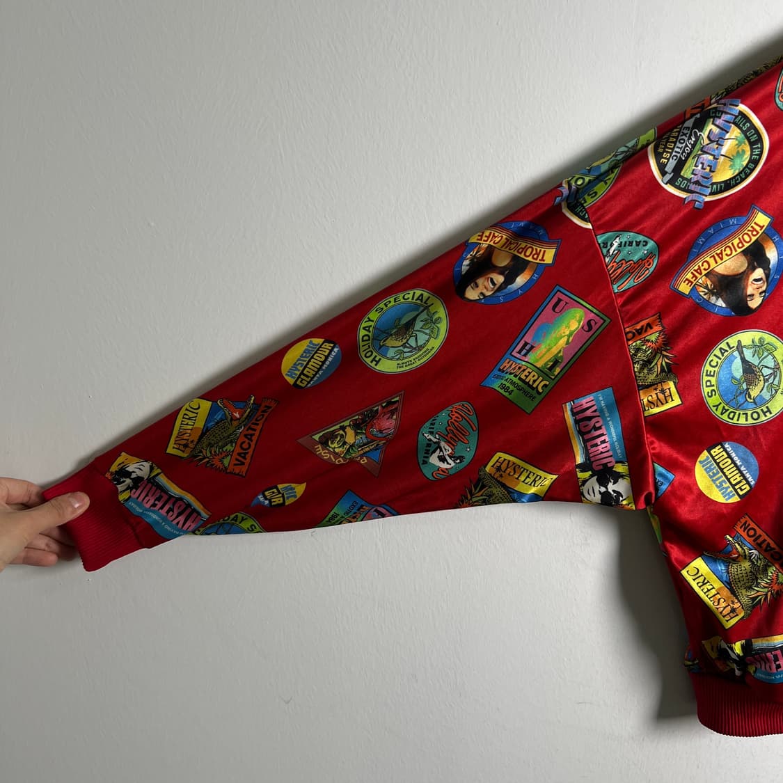 히스테릭글래머 아이콘 패턴 봄버 자켓 상품이미지7