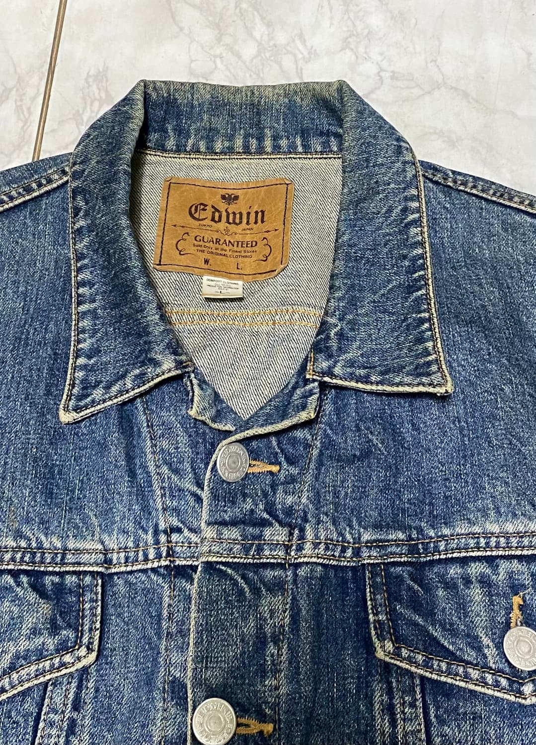 에드윈 빈티지 오버핏 찡 청자켓 105 ~ 110 상품이미지2