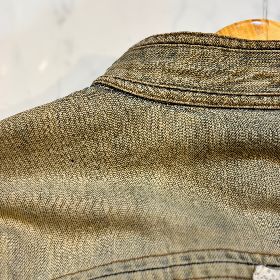 돌체앤가바나 빈티지 워싱 데님 자켓 상품이미지4