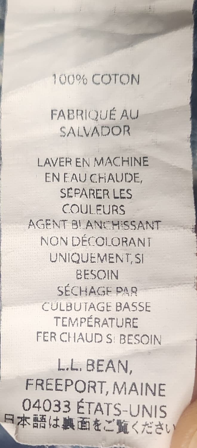 L.L.Bean 엘엘빈 플란넬 체크 셔츠 XL 상품이미지4