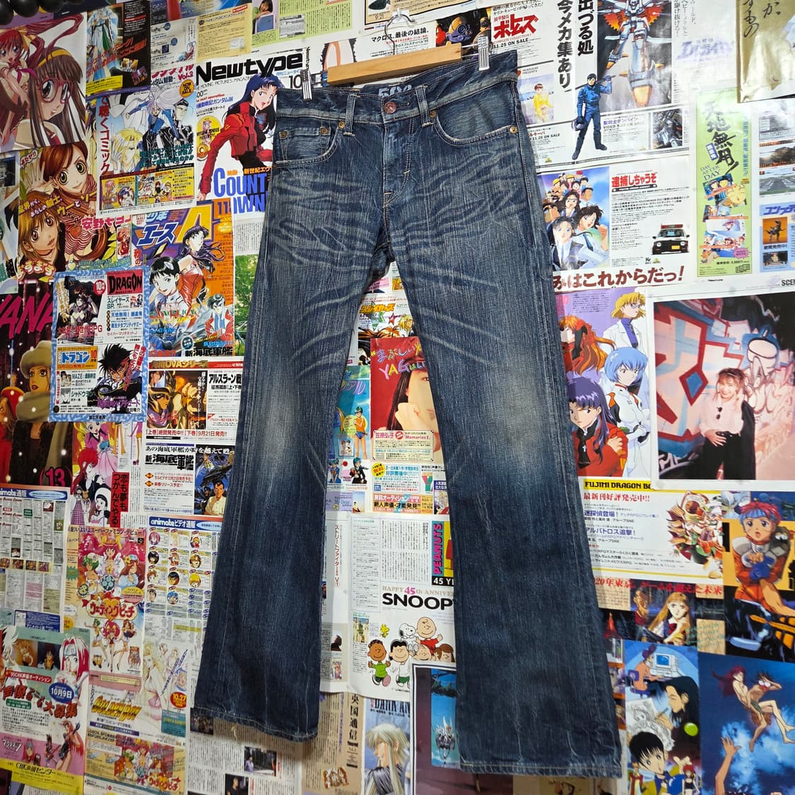 에드윈 일본판 503 캣워싱 부츠컷 데님 팬츠 상품이미지6