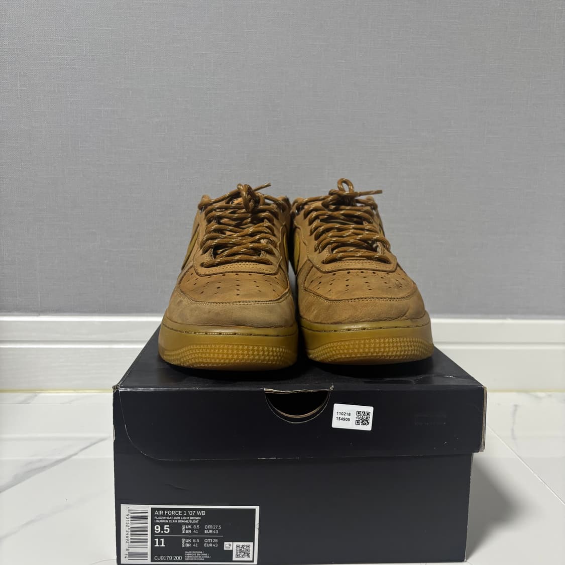 나이키 에어 포스 1 '07 WB 플렉스 된장포스 275mm 상품이미지5