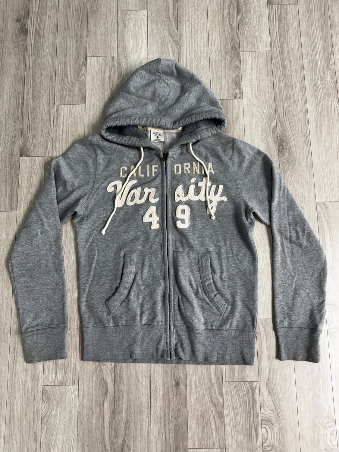 후아유 그레이 후드집업 상품이미지3