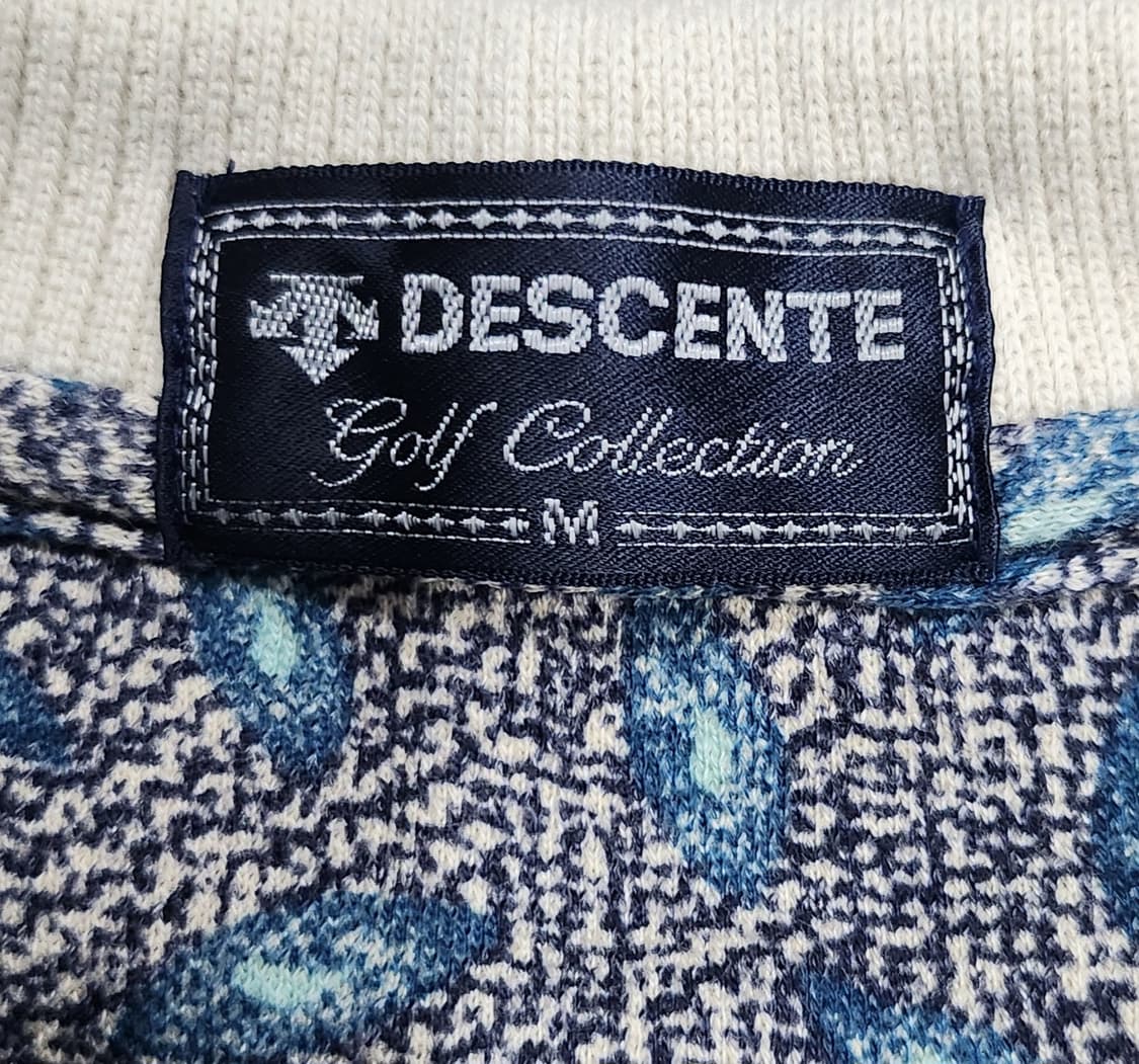 데상트 골프 패턴 PK티 M 상품이미지4