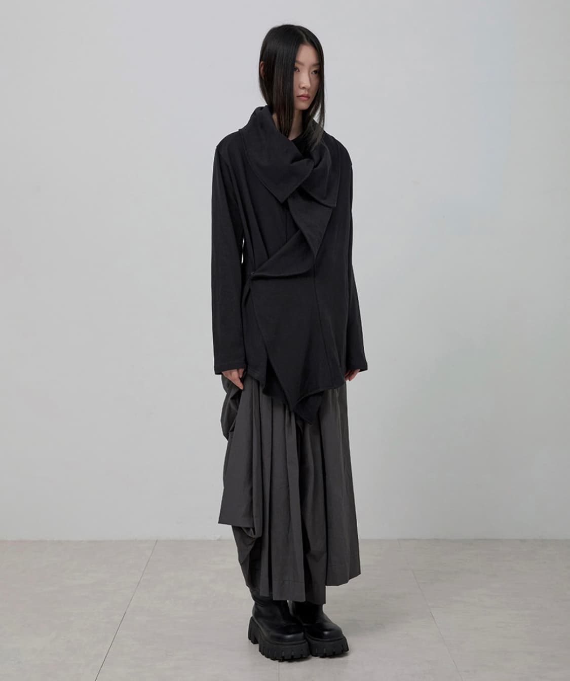 플레어업 Kaya Layered Jaket(FL-052_Black) 상품이미지1