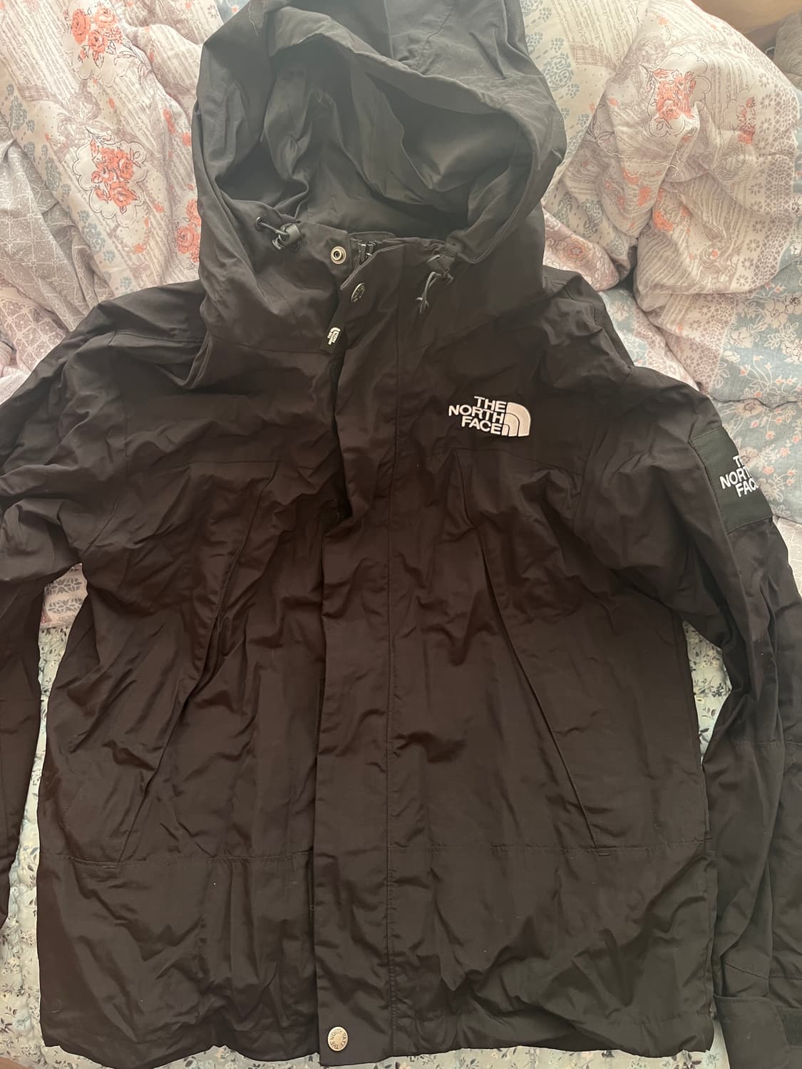 노스페이스 바람막이 점퍼 자켓 블랙 상품이미지1