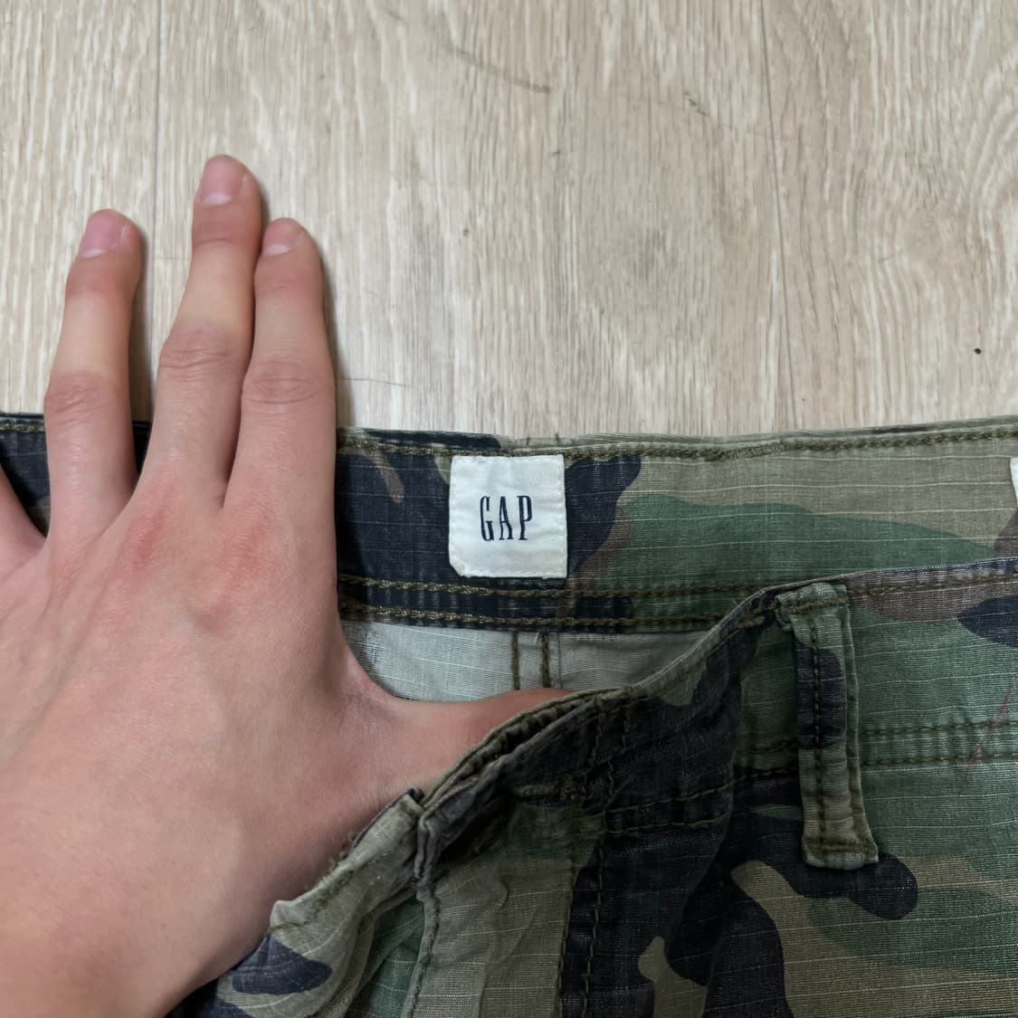 GAP 갭 밀리터리 카모 카고 반바지 38  상품이미지5