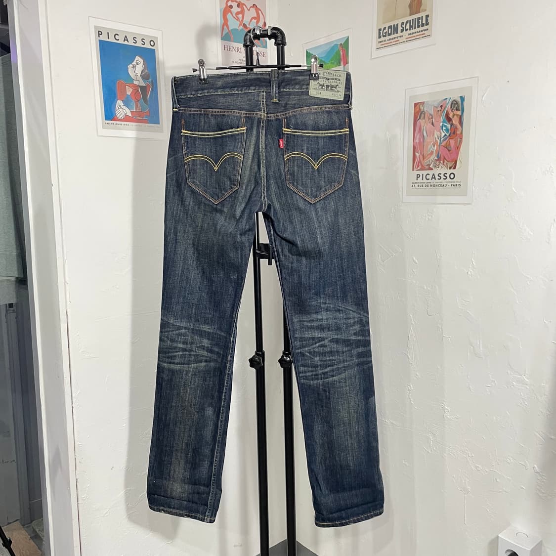 리바이스 504 스트레이트핏 데님 팬츠 상품이미지3