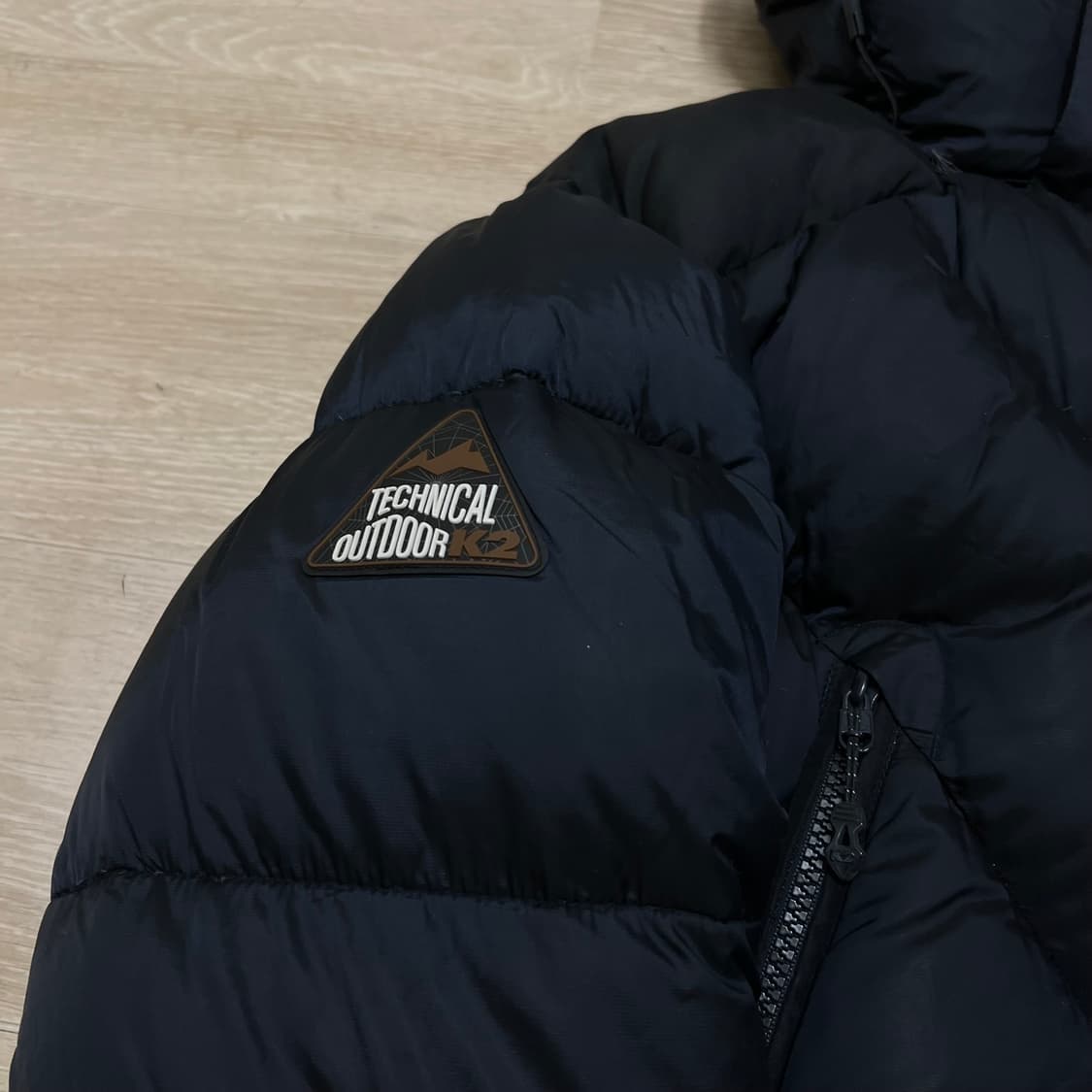 K2 테크니컬 아웃도어 구스다운 800 후드 패딩 [네이비] L/100 상품이미지5