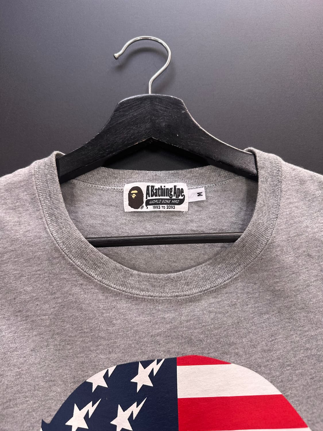 베이프 성조기 빅사루 반팔티 상품이미지6