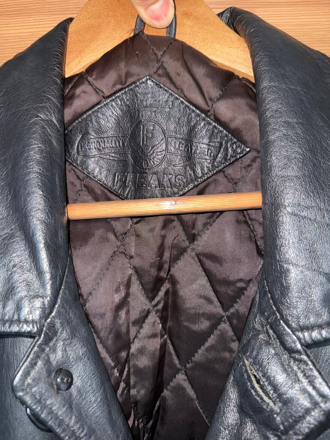 프릭스스토어 카우하이드 레더 카코트 상품이미지3