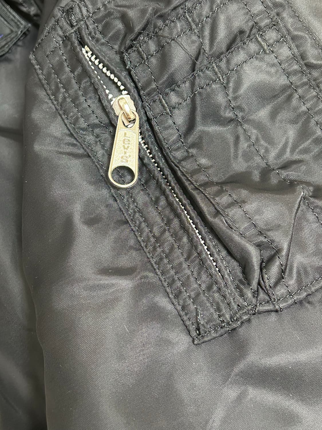 리바이스 USA 블랙 MA-1 붐버 자켓 상품이미지6